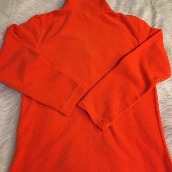 [Arizona] Orange Zip-Up Fleece Jacket - Picture 3 of 4